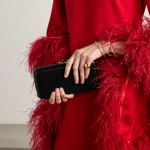 Women Dinner Party Bag Clutch Bag Wedding Evening Purse Satchels Bridal Handbag Woven Leather