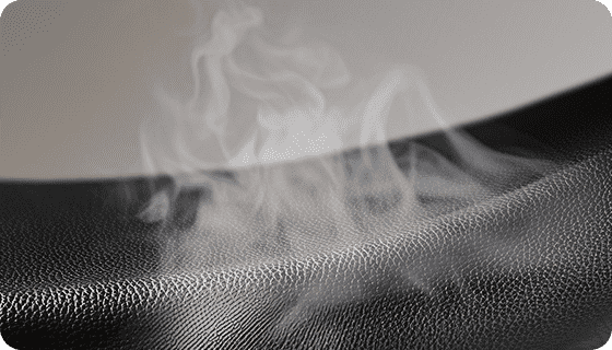 Breathability vapor over pebbled leather panel for custom handbag manufacturing review