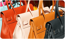 Custom handbag manufacturer color options for structured leather tote bag samples