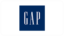 GAP logo reference image for private label handbag production documentation