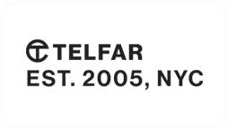 Telfar brand mark reference for private label handbag production documentation