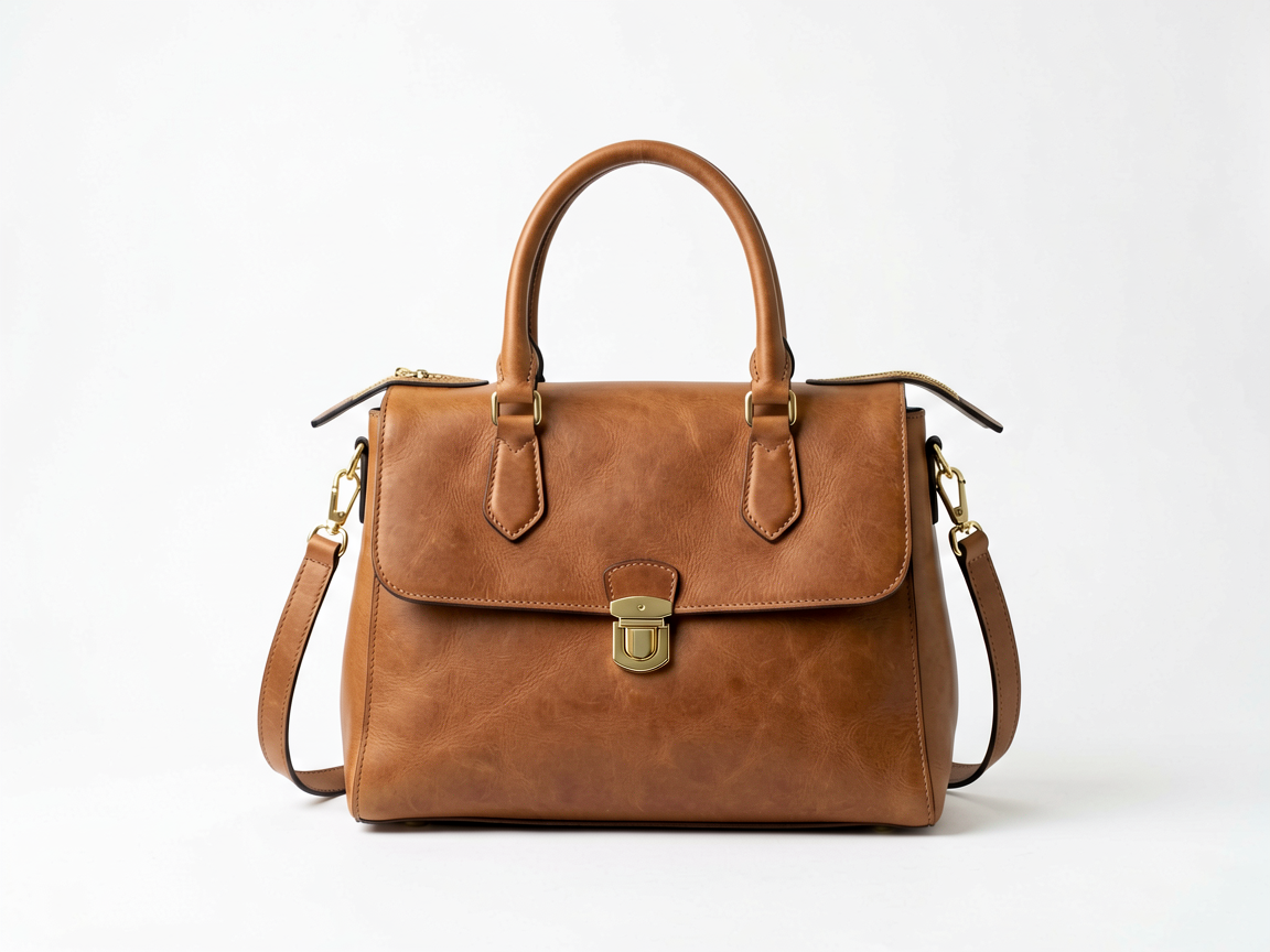 vegan leather handbag product photo