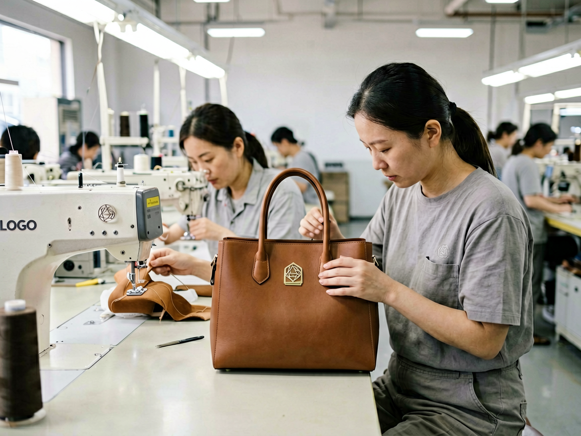 vegan leather tote bag manufacturing process