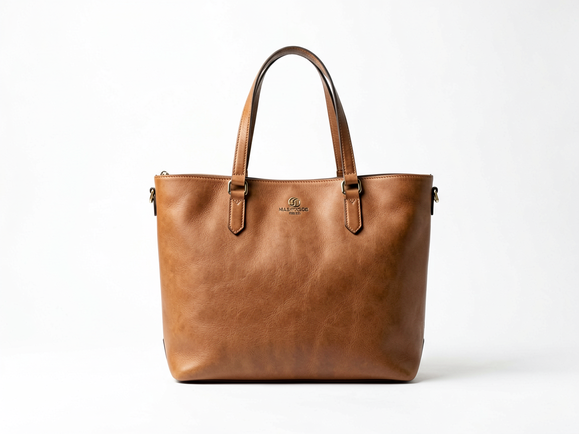 vegan leather tote bag product photo