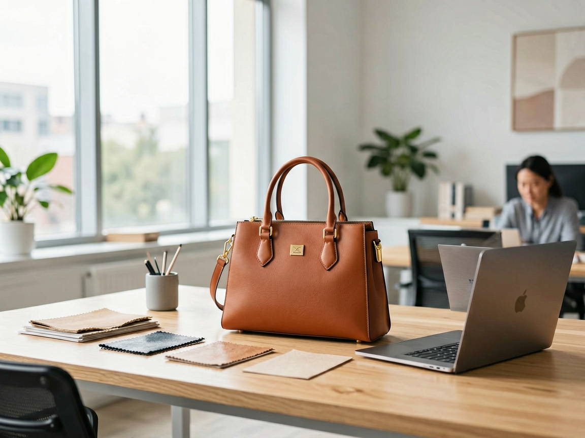 handbag lifestyle scene