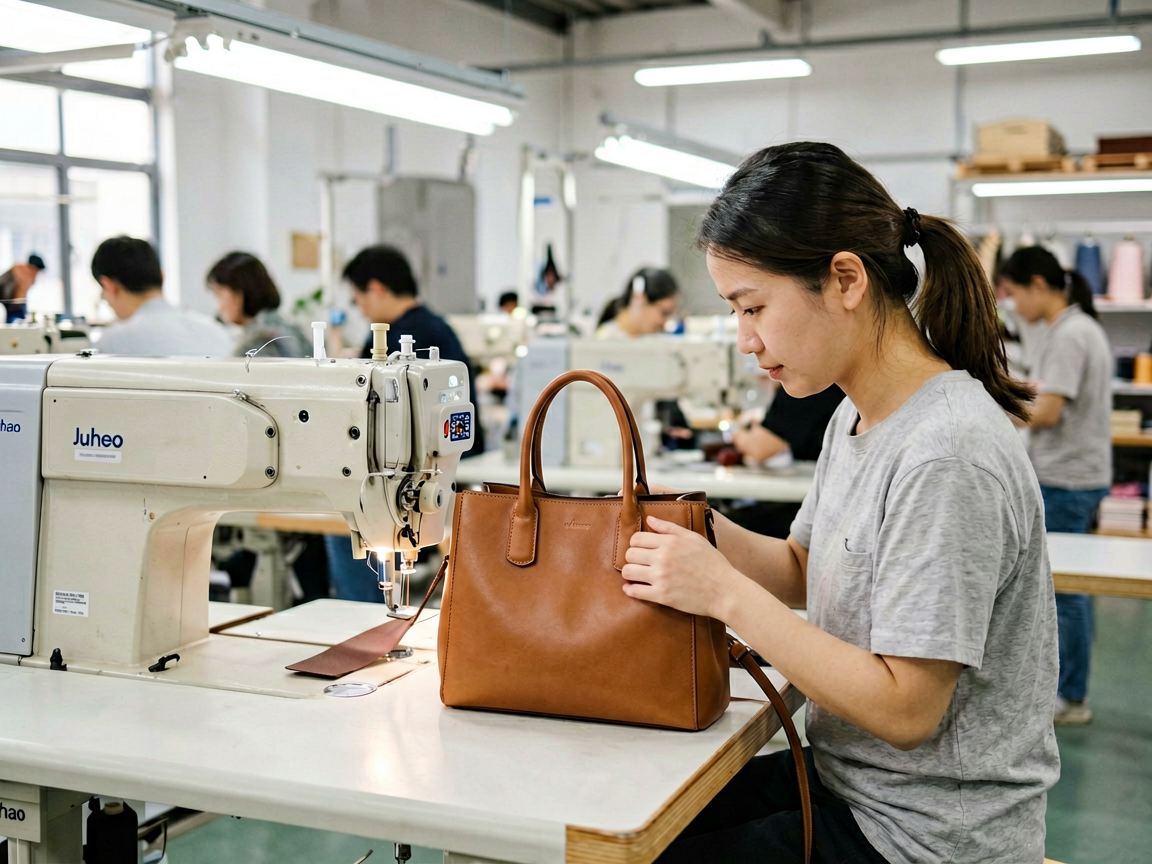 vegan leather handbag manufacturing process