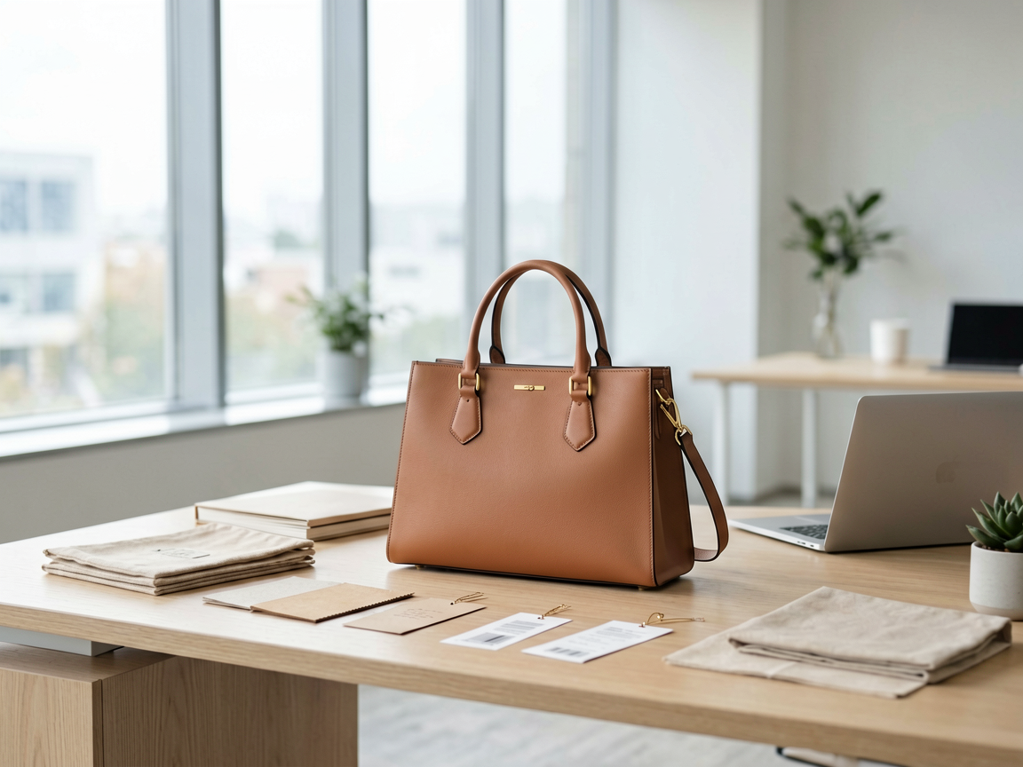 handbag lifestyle scene