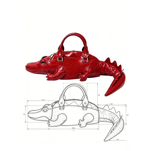 AM104 Bulk Lightweight Leather Animal Shaped Pouch Bag Manufacturer Direct
