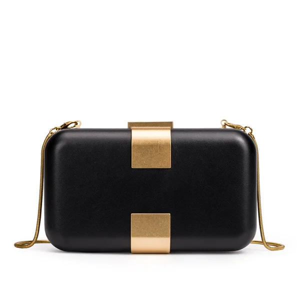 BC104 Bulk Rhinestone Accented Leather Evening Box Clutch Supplier Direct Wholesale