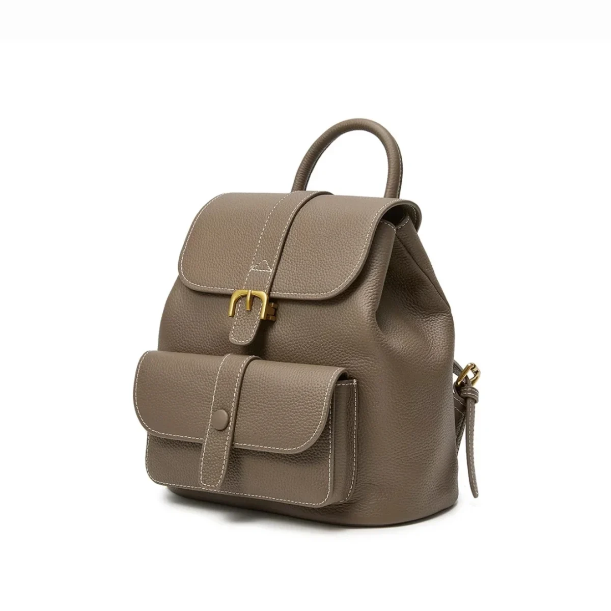 heavy duty cowhide leather business backpack, cowhide leather backpack supplier, padded laptop sleeve leather backpack, OEM ODM leather backpack manufacturer, wholesale business backpacks China, custom leather backpack for men BP102 OEM ODM Heavy-Duty Cowhide Leather Business Backpack Supplier with Padded Sleeve - Image 2
