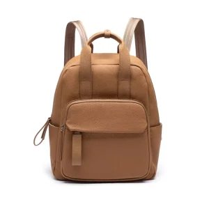 BP103 Wholesale Genuine Leather Travel Backpack Factory with Luggage Strap