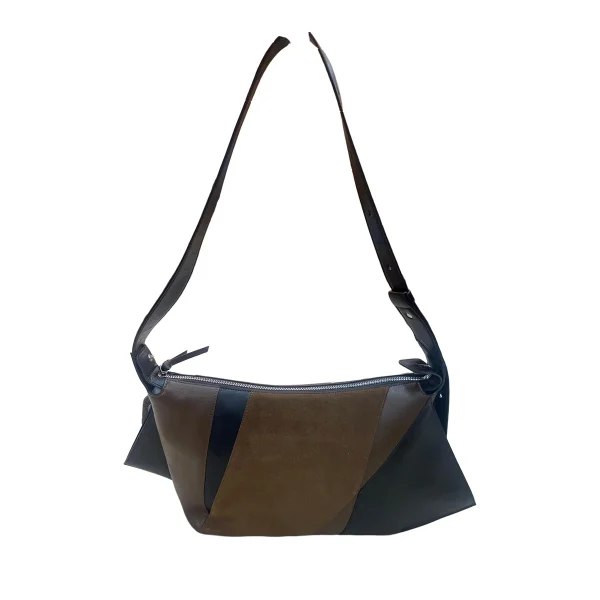 CB111 Bulk High-End Italian Leather Crossbody Bag Supplier with Adjustable Strap