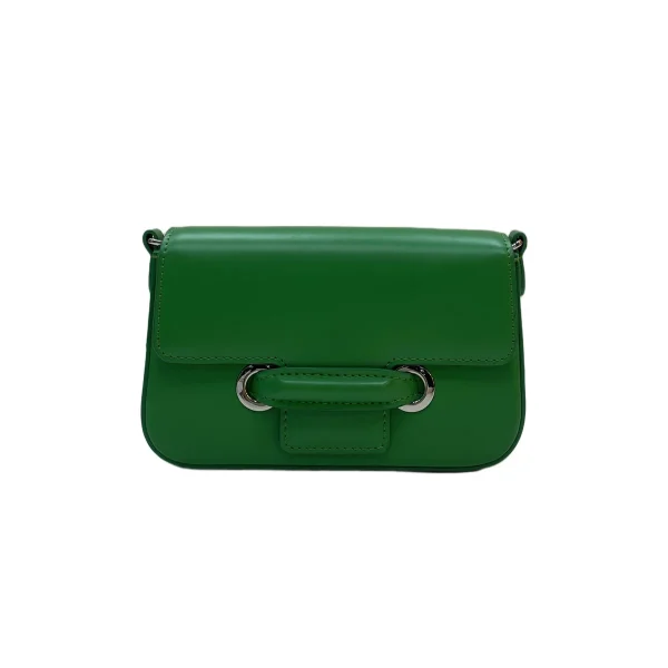 CB116 Custom Leather Saddle Crossbody Bag Wholesale Supplier with Custom Buckle