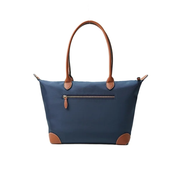 FB103 OEM Custom Ripstop Fabric & Cowhide Leather Bag Supplier with Custom Logo