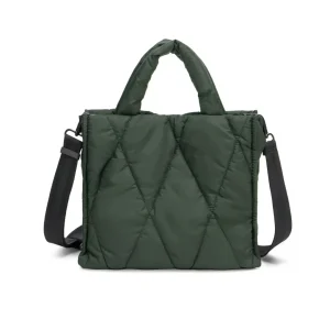 FB104 Bulk Jacquard Fabric & Leather Bag Factory Direct Wholesale OEM ODM Service