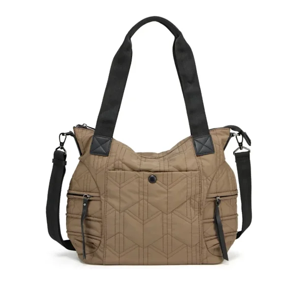 FB108 Custom Multi-Purpose Packable Fabric & Leather Bag Factory (OEM ODM Direct)
