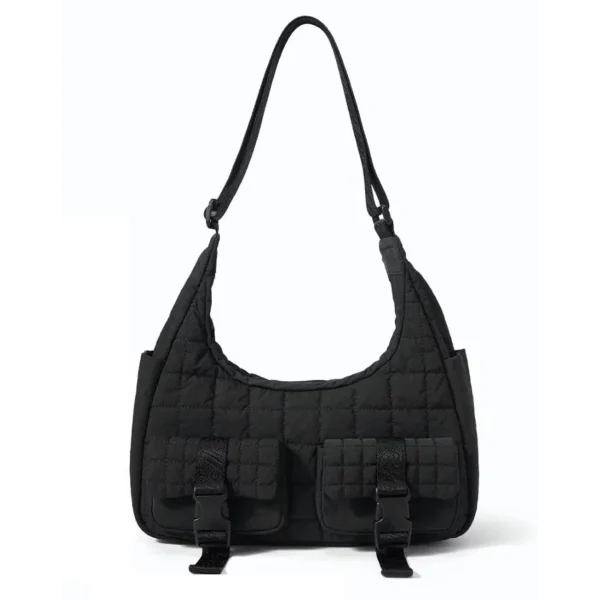 FB109 Wholesale Satin Fabric & Nappa Leather Evening Bag Supplier Direct Wholesale