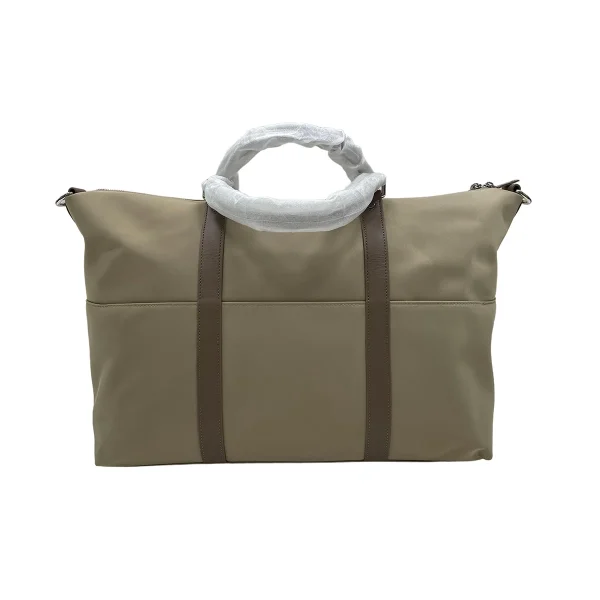 FB114 Wholesale Stain-Resistant Fabric & Cowhide Leather Organizer Bag Supplier Direct