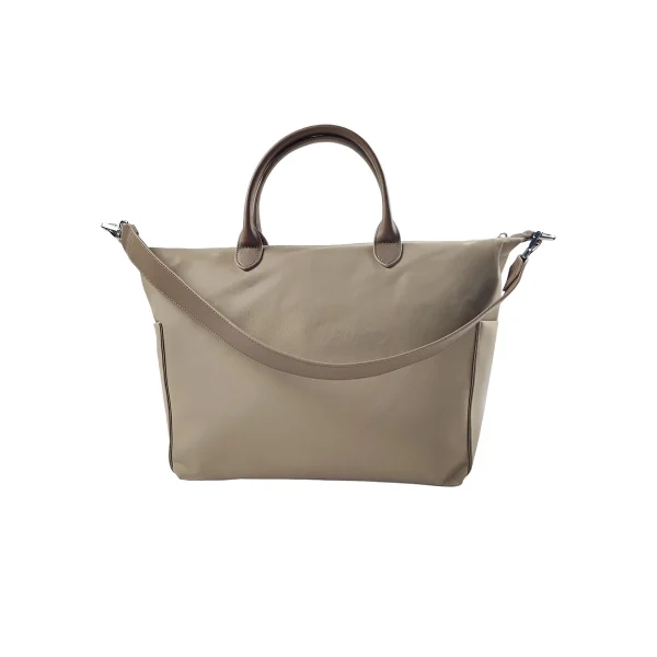 FB118 Wholesale Wrinkle-Finish Fabric & Leather Casual Bag Manufacturer Direct