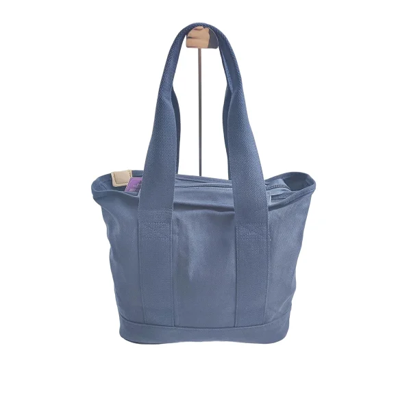FB119 Custom Thermal Insulated Fabric Bag with Leather Handle Factory Direct