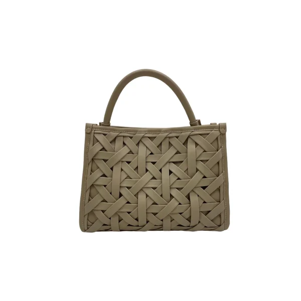 HD129 Custom Matte Finish Genuine Leather Handbag Supplier (Private Label)