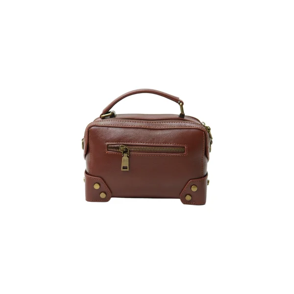 HD133 Wholesale Soft Nappa Leather Shoulder Handbag Supplier with Zipper Top