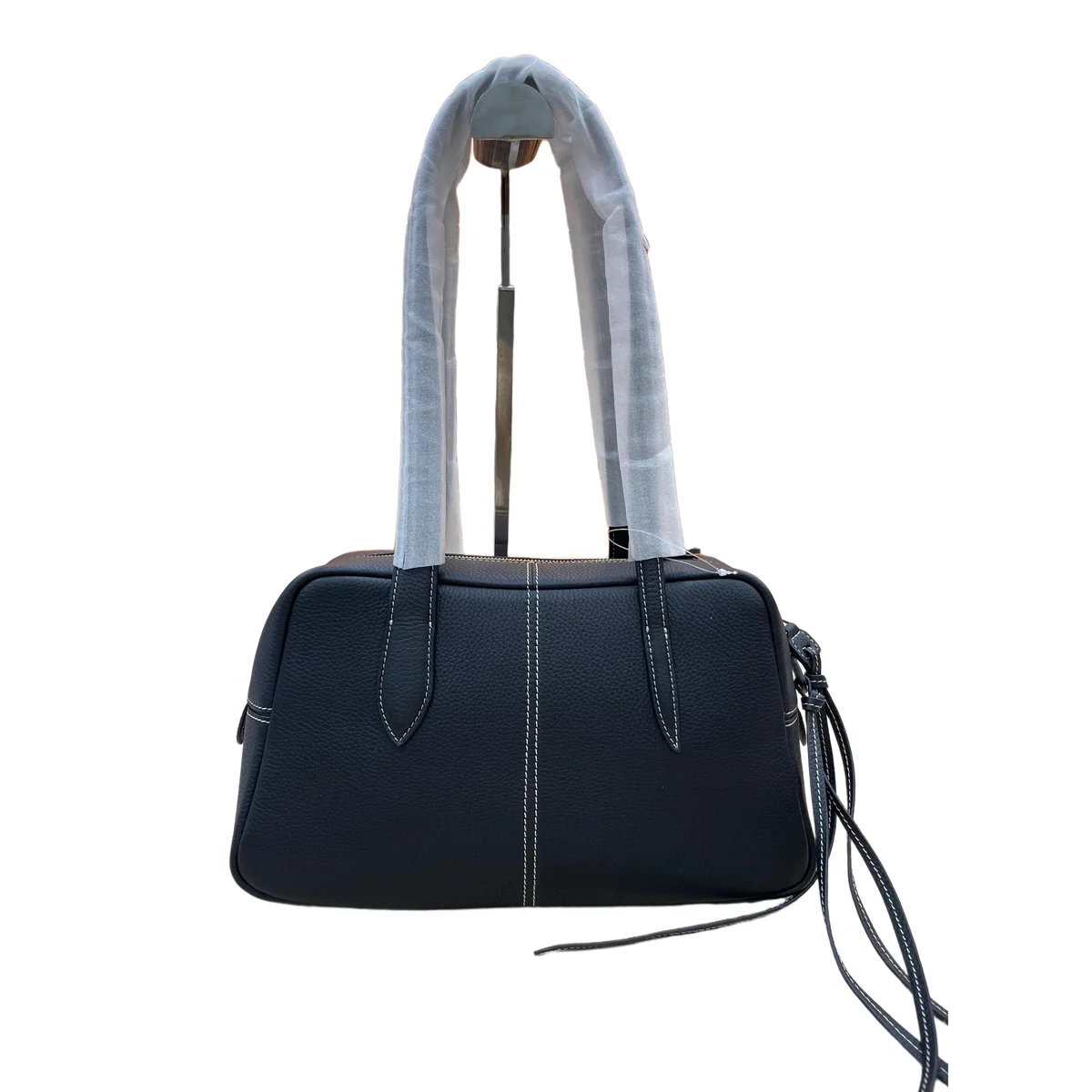 pebbled cowhide hobo bag, pebbled leather hobo bag wholesale, custom logo leather hobo bag, pebbled cowhide shoulder bag, leather hobo bag supplier, OEM leather hobo bag pebbled cowhide hobo bag