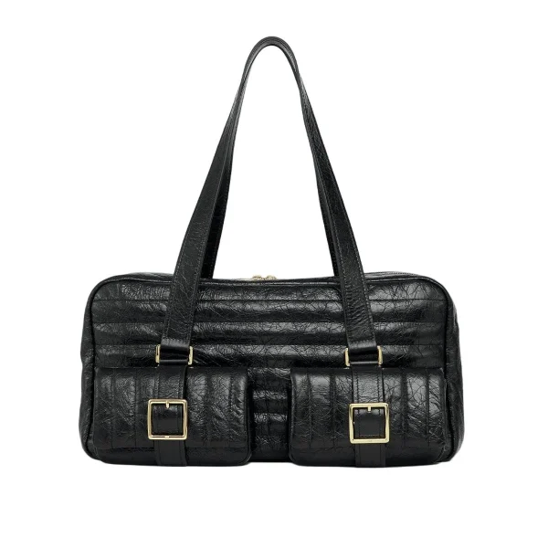 HS125 Custom Stain-Resistant Leather Shoulder Bag Manufacturer (OEM ODM)