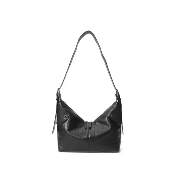 HS128 Wholesale Modern Structured Genuine Leather Shoulder Bag Supplier