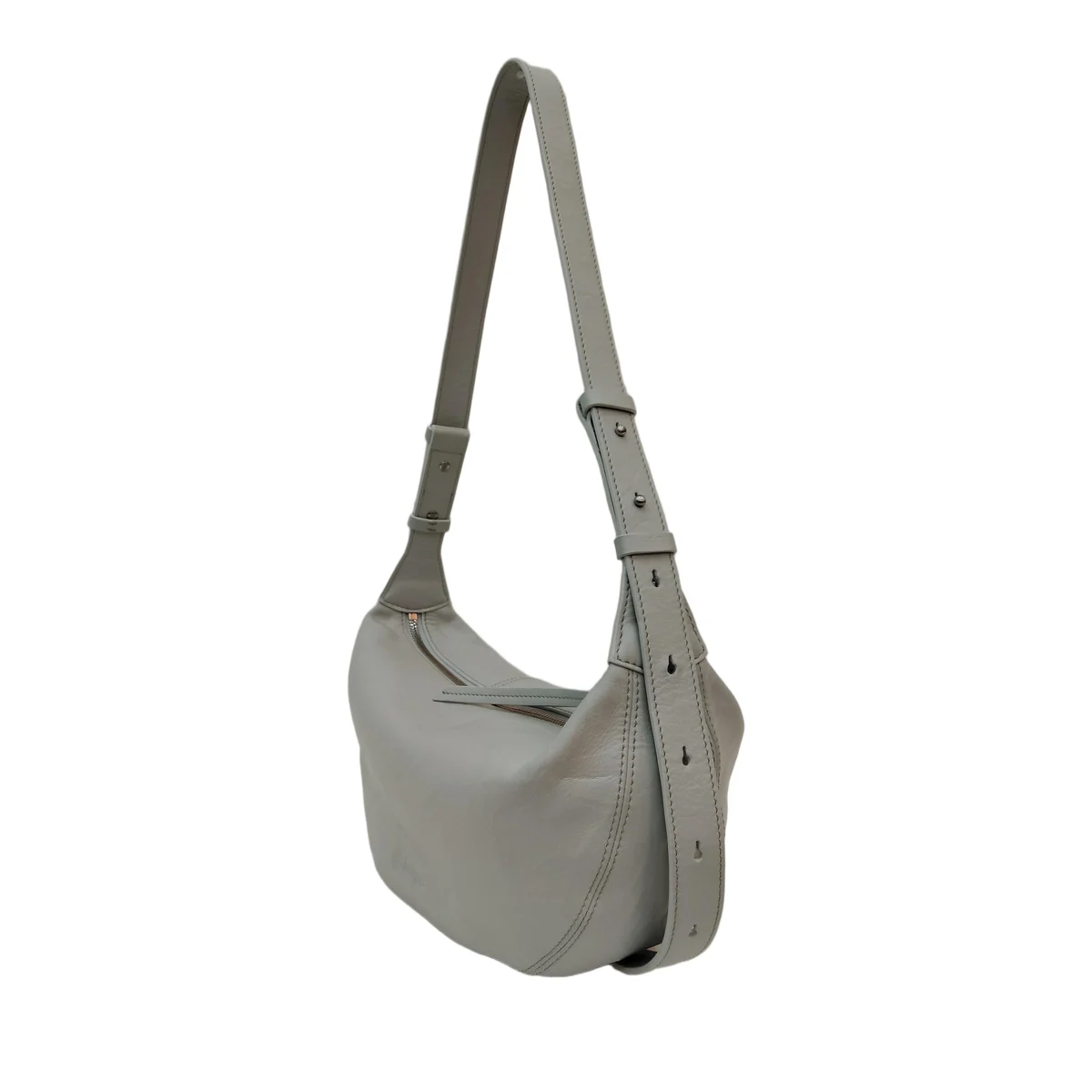 black genuine leather hobo bag, OEM leather hobo bag manufacturer, wholesale hobo bags for women, custom logo leather hobo bag, black leather hobo bag factory, trendy leather hobo bag supplier HS130 OEM Sleek Black Genuine Leather Hobo Bag Factory Direct Wholesale - Image 2