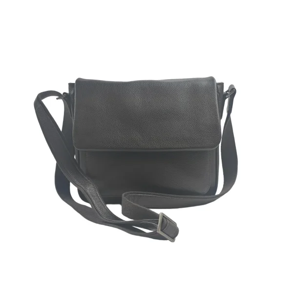 MN107 Custom Mens Leather Chest Sling Bag Factory with RFID Blocking Anti-Theft Pocket