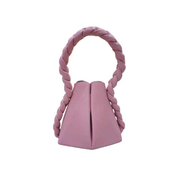 SS101 Custom Geometric Novelty Genuine Leather Bag OEM ODM Supplier