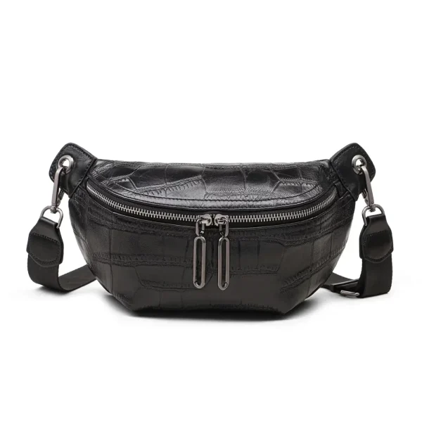 SW104 Bulk Lightweight Genuine Leather Crossbody Sling Bag Manufacturer for Travel