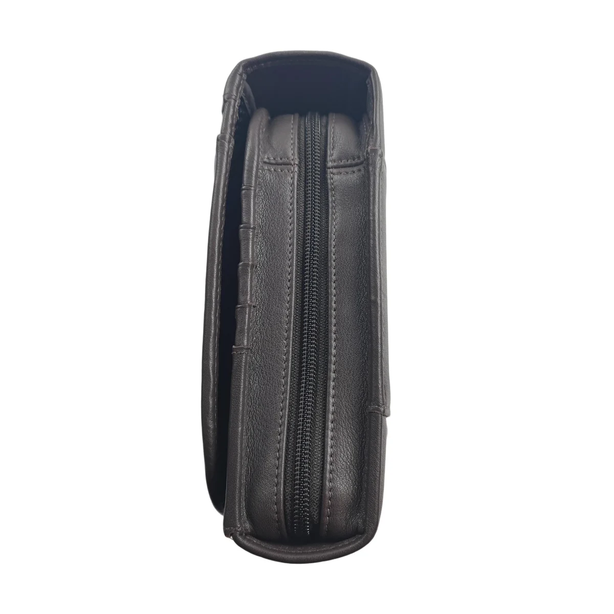 leak proof lined cowhide leather toiletry pouch, wholesale leather toiletry bag, custom leather toiletries pouch, cowhide leather travel toiletry organizer, leather toiletries pouch for men, waterproof lined leather toiletry bag TP101 Wholesale Leak-Proof Lined Cowhide Leather Toiletry Pouch Supplier - Image 2