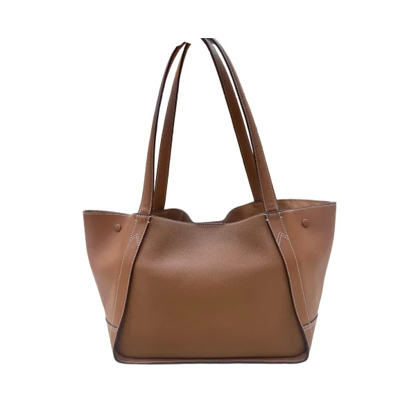 TT103 OEM Custom Nappa Leather Shopper Tote Bag Factory Direct Wholesale