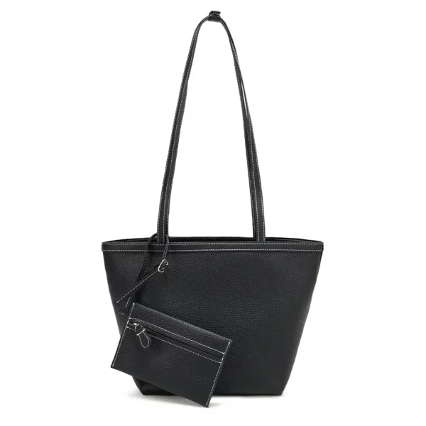TT107 Custom Multi-Pocket Genuine Leather Utility Tote Bag Factory (OEM ODM)