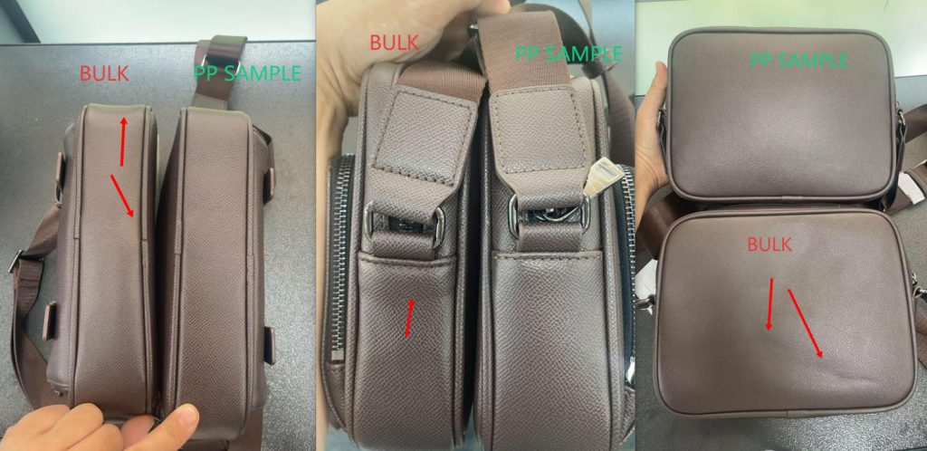 bag sample and bulk production