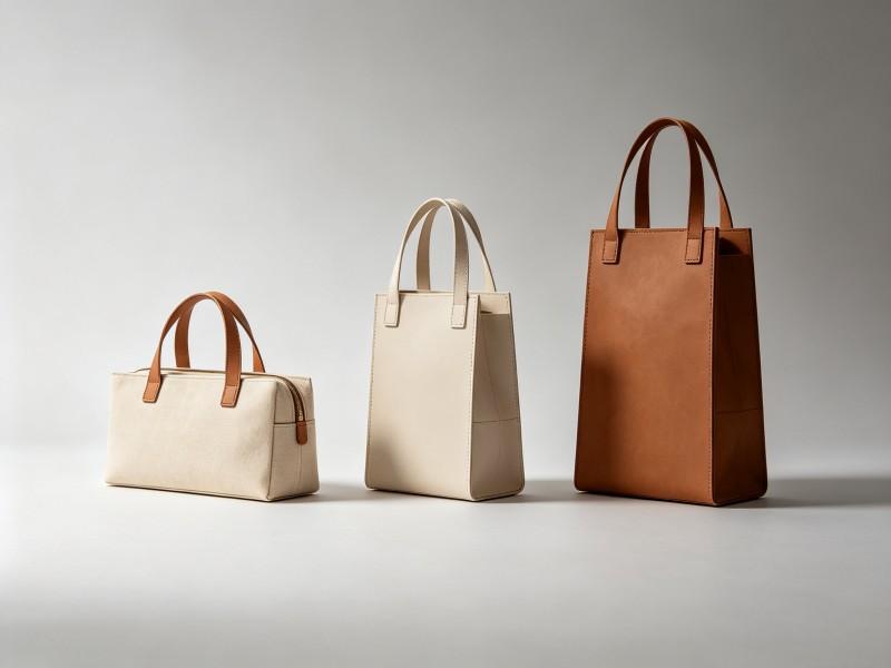 Original elongated handbag proportion and capacity study