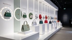 Niels Peeraer archive bags interpreted through an original time-gallery retail concept